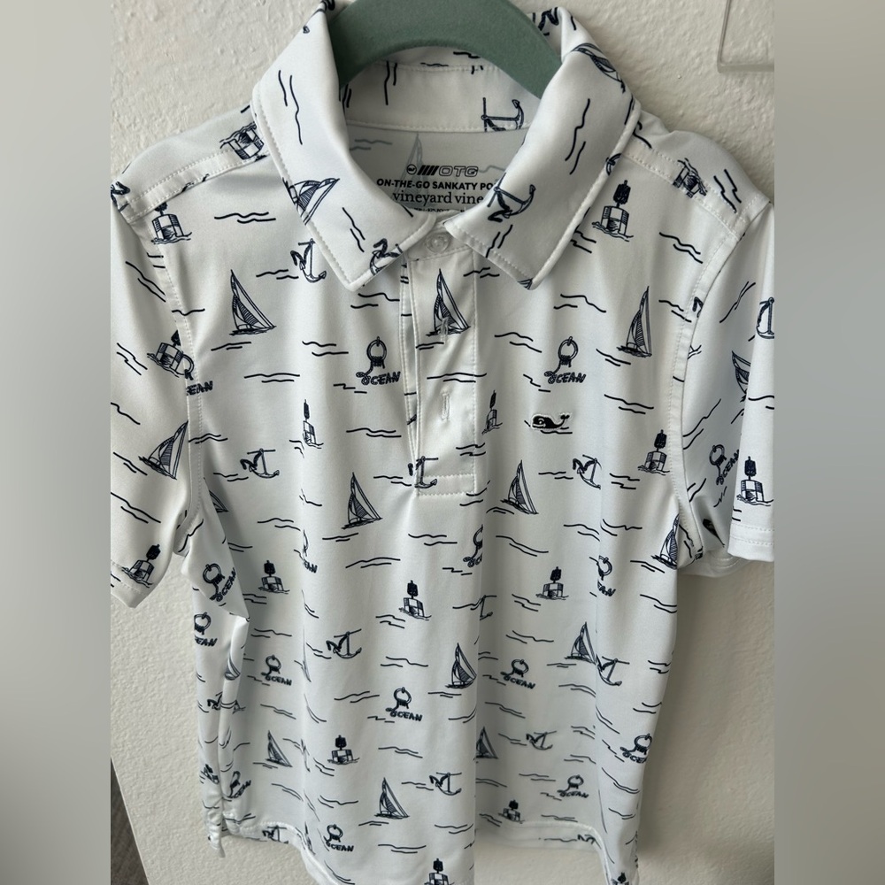 Boys Vineyard Vines Performance Sankaty Polo